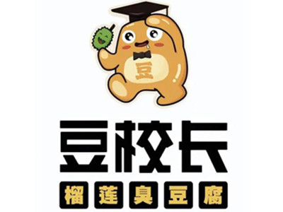 豆校长榴莲臭豆腐加盟品牌LOGO