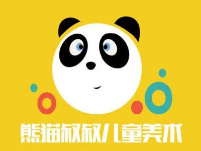 熊猫叔叔美术加盟品牌LOGO